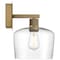 Access Lighting Port Nine Chardonnay, Chardonnay LED Wall Sconce, Antique Brushed Brass Finish, Clear Glass 63144LEDDLP-ABB/CLR - alternate 5